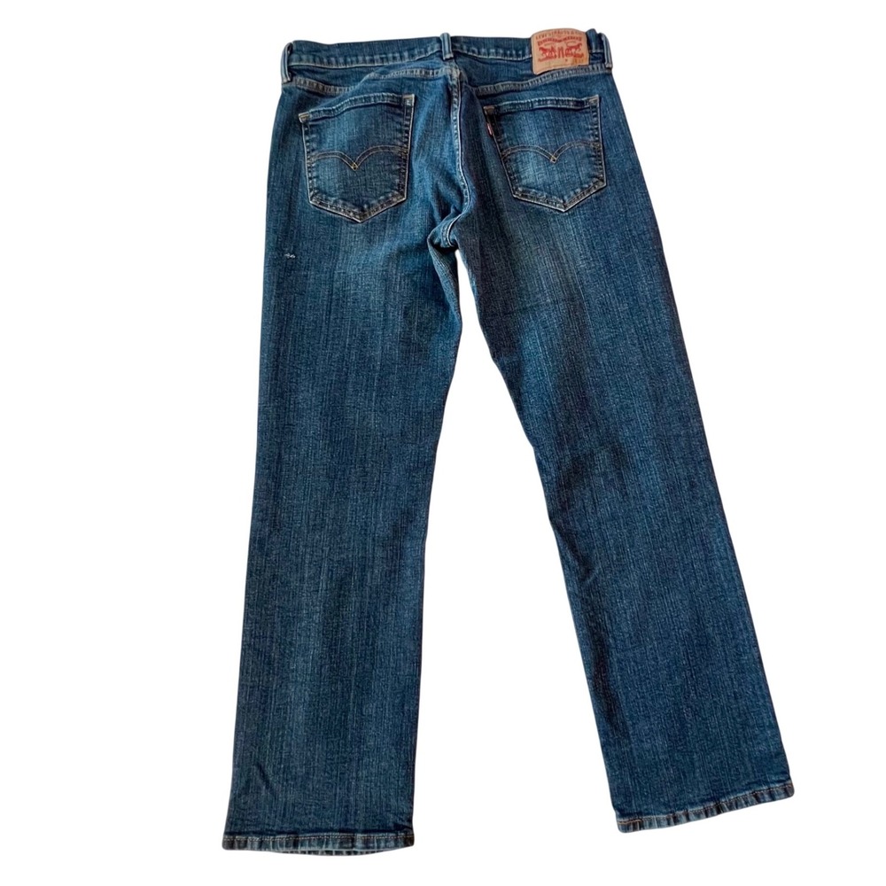 Levis 559 Relaxed Straight Jeans Mens 36x32 Blue Medium Wash Denim 00559-0461 - Picture 2 of 7
